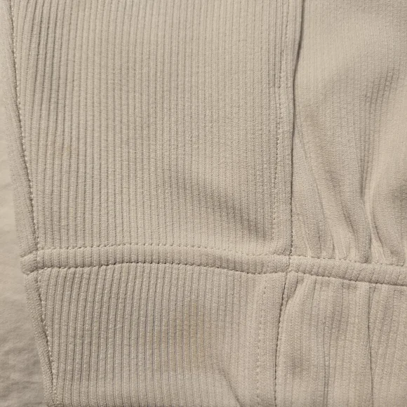 NWT Lululemon Brushed Softstreme Ribbed HR Jogger White Opal Size 14 - Picture 8 of 8